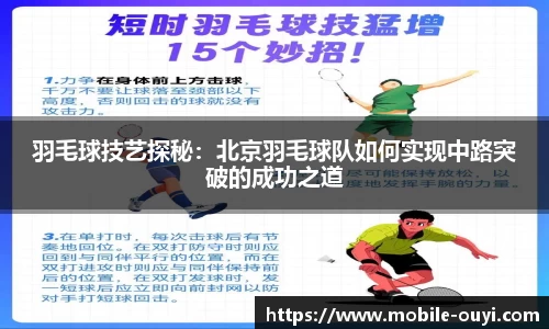 羽毛球技艺探秘：北京羽毛球队如何实现中路突破的成功之道